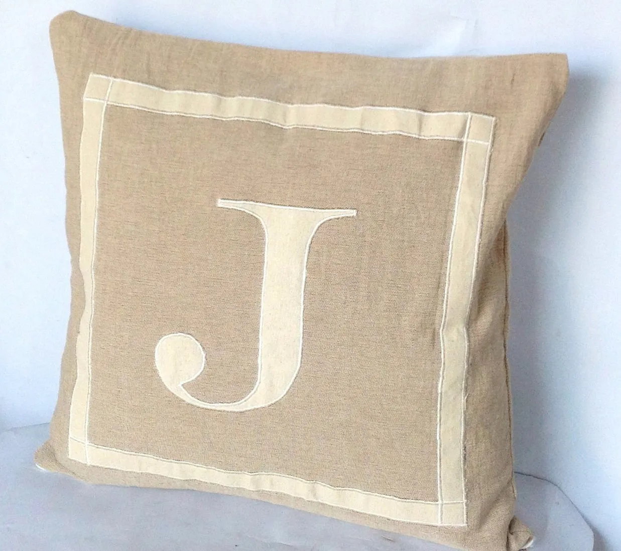 30% OFF Beige sofa pillow covers , Monogram Neutral Personalized Throw pillow-20x20 Beige Pillows, Neutral Throw Pillows