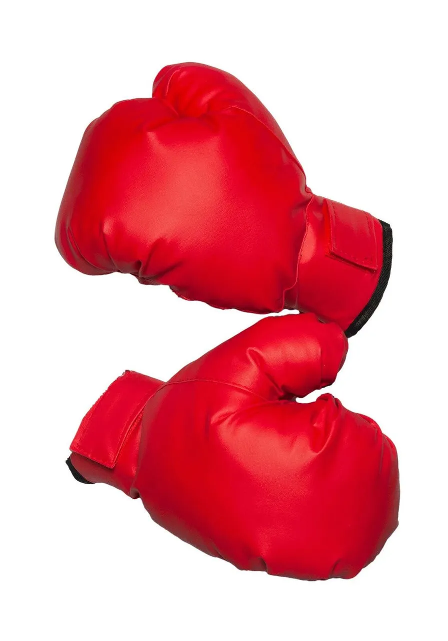 Adult Red Boxing Costume Gloves | 1 ct