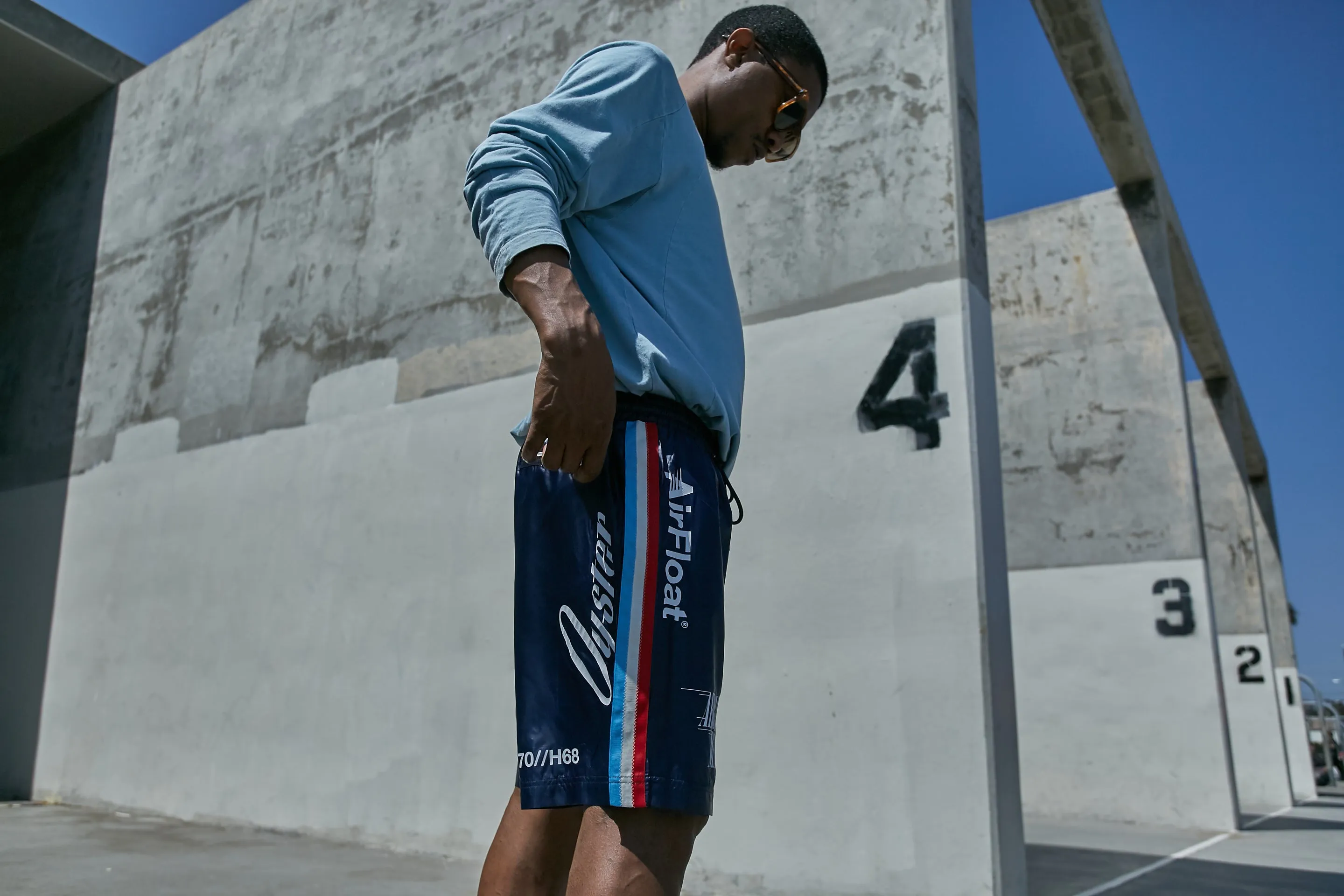 AIRFLOAT HANDBALL SHORT (NAVY)