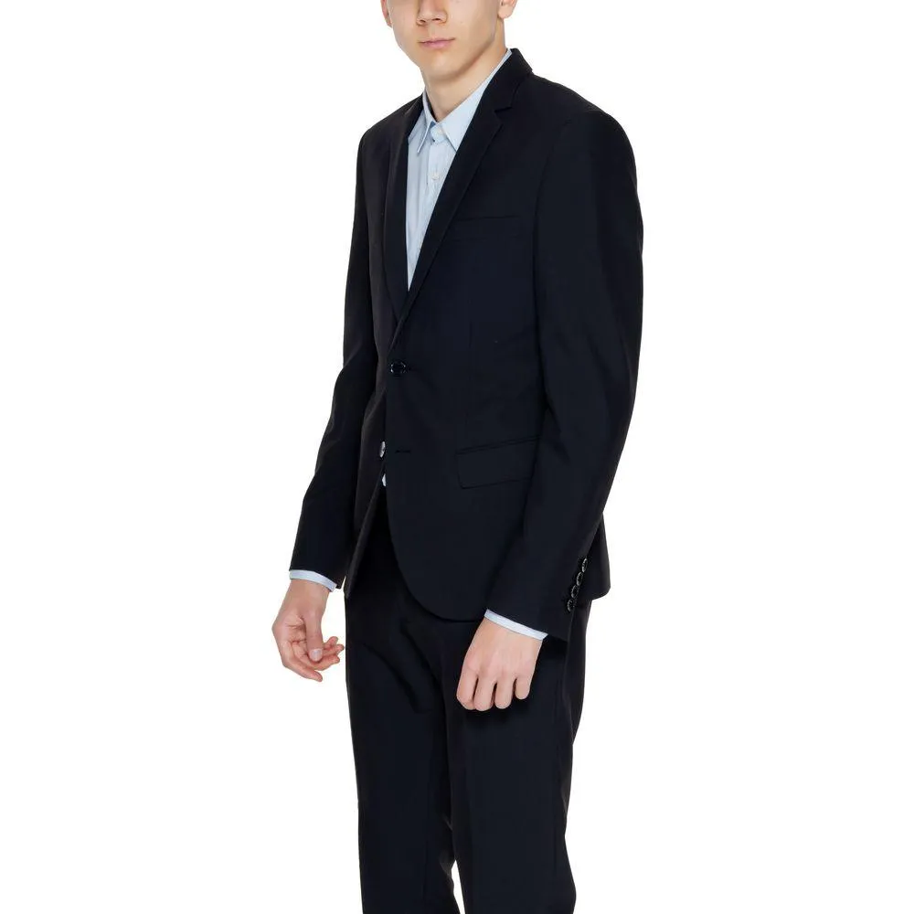 Antony Morato Black Polyester Suit