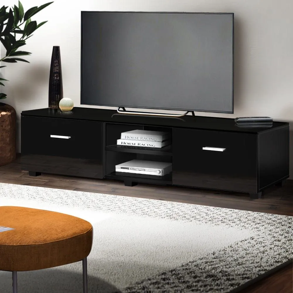 Artiss Entertainment Unit TV Cabinet 140cm Black Jim