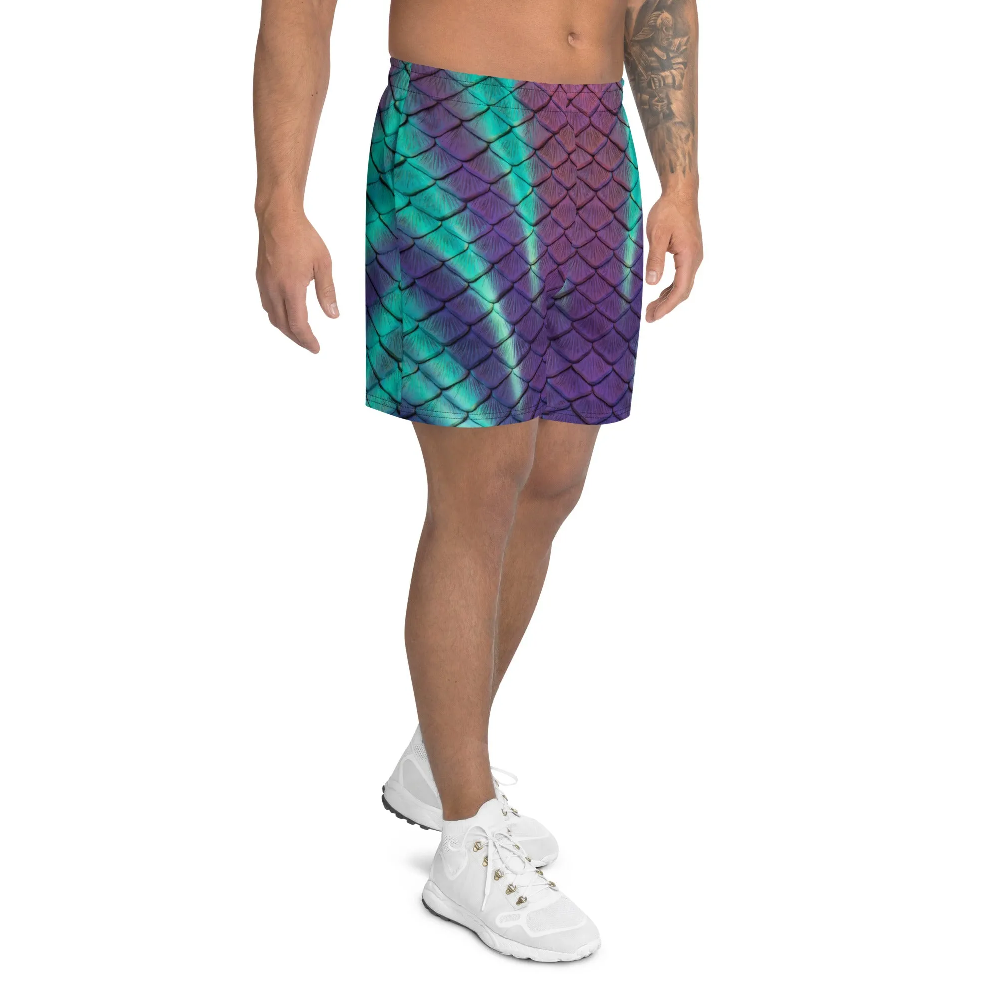 Aurora Borealis Athletic Shorts