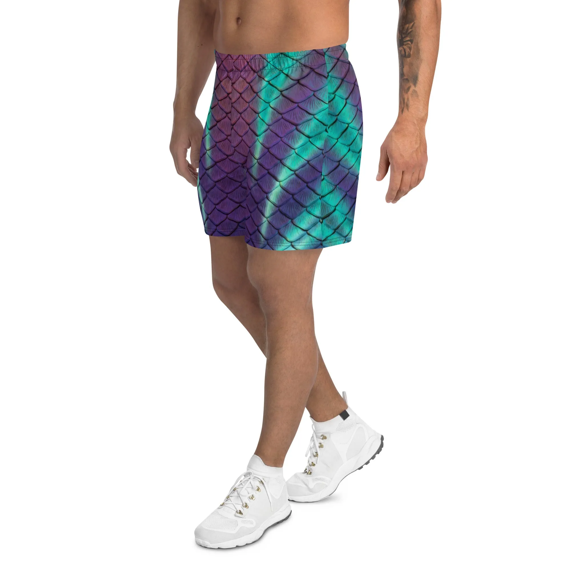 Aurora Borealis Athletic Shorts