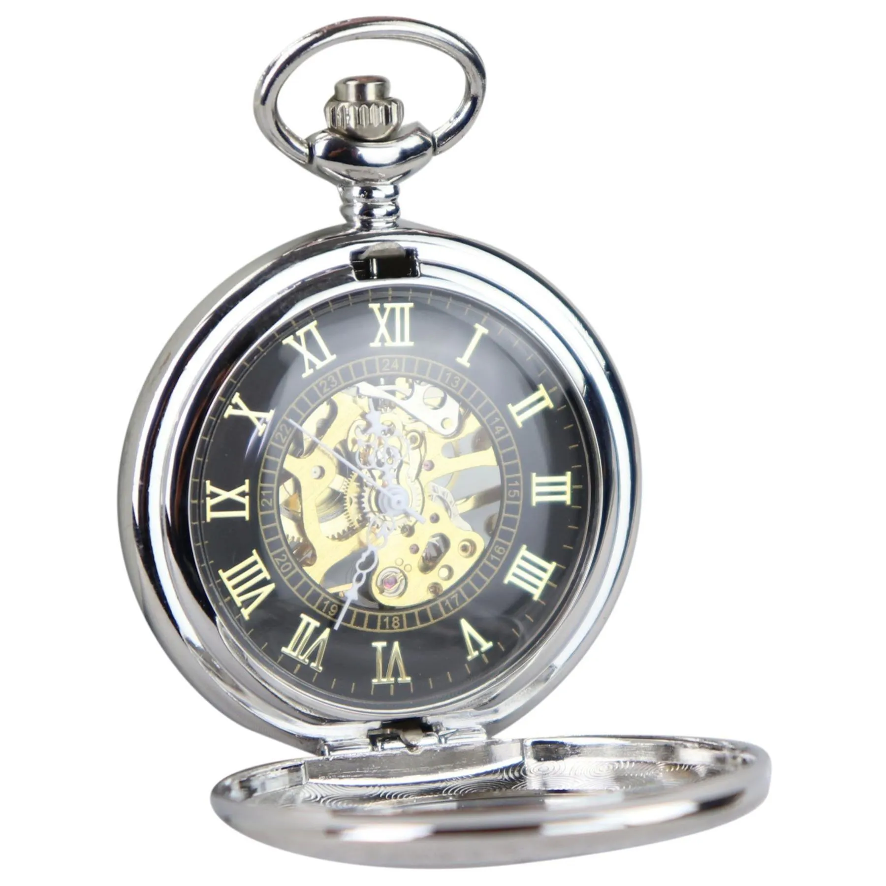 Automatic Mechanical 1920's Blinders Pocket Watch Vintage Retro