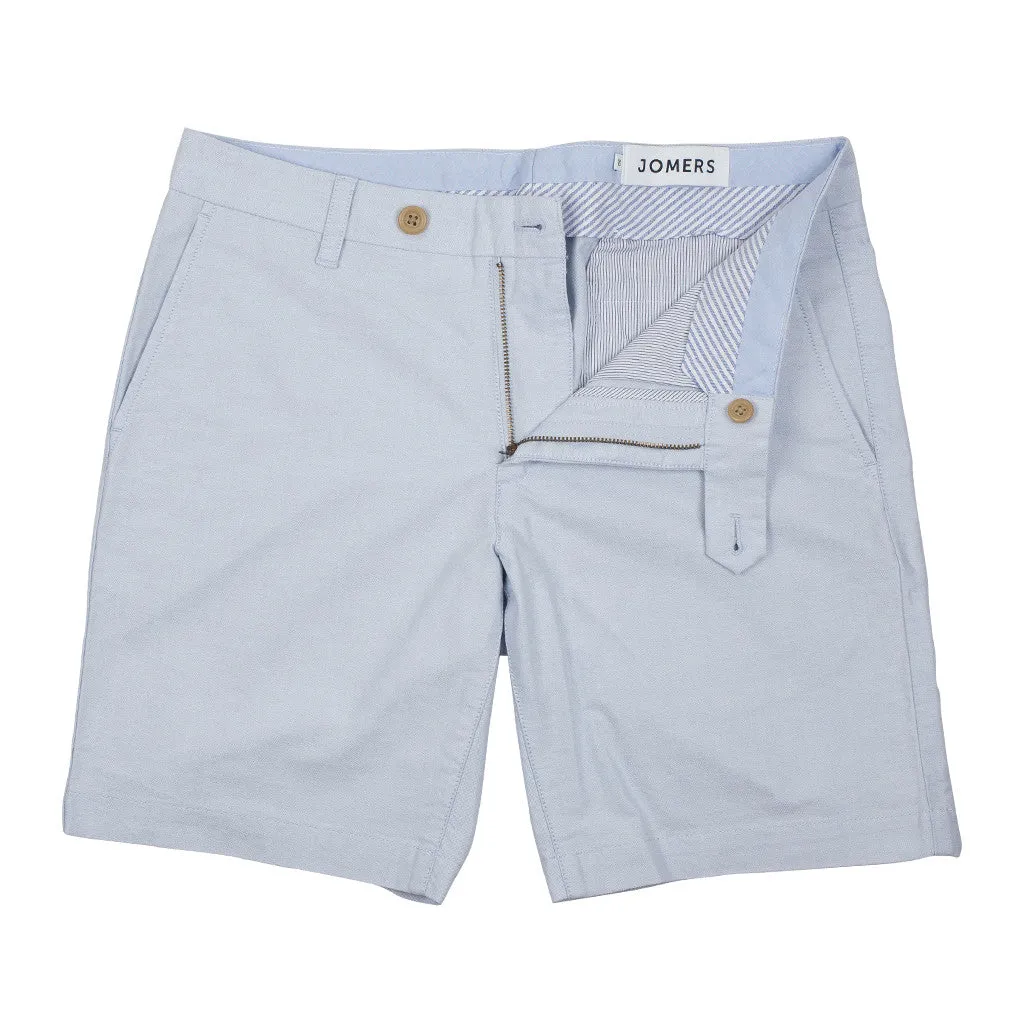 Barton - Blue Oxford Shorts