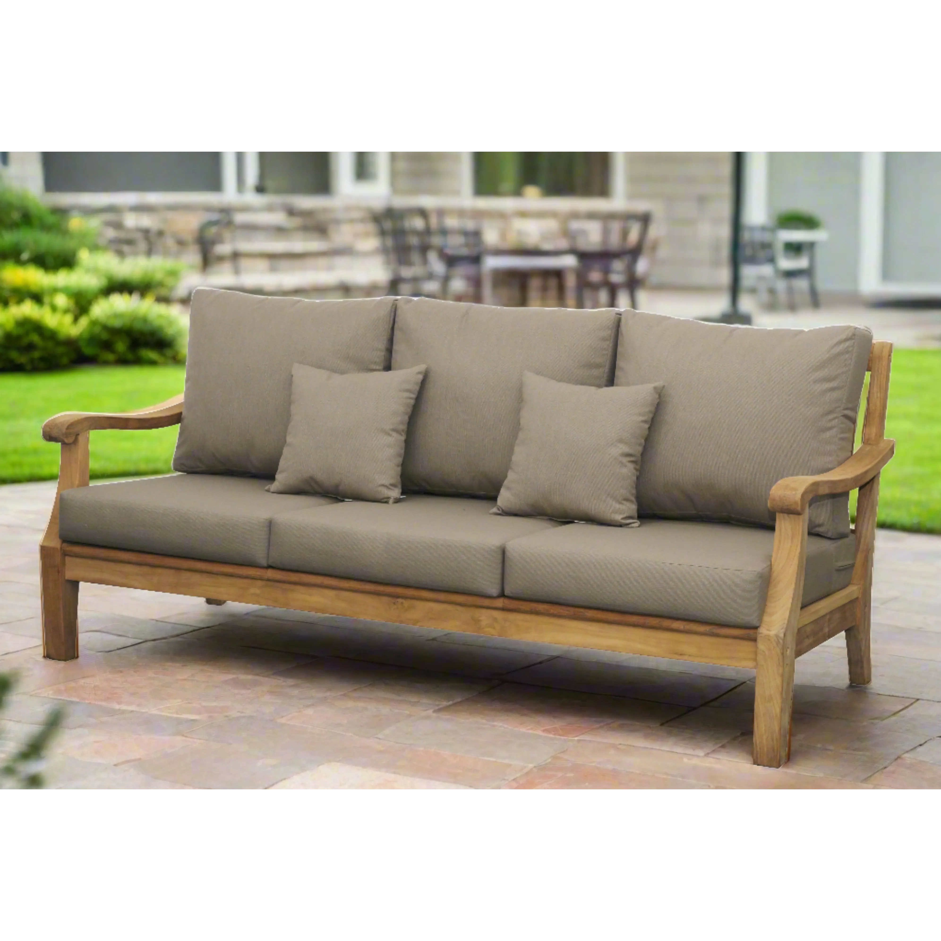 Bermuda Teak 77" Outdoor Sofa