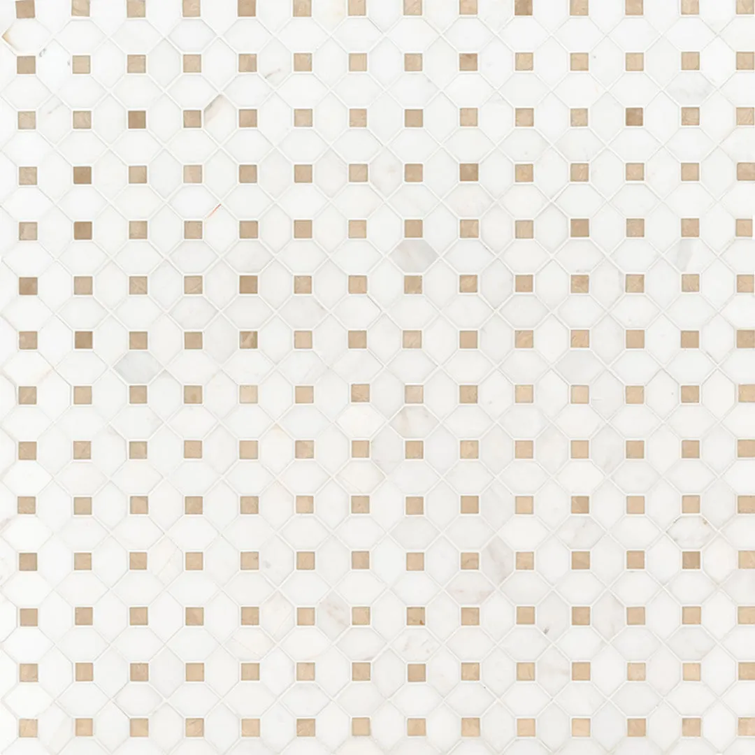 Bianco Dolomite Crema Dotty - Stone Tile