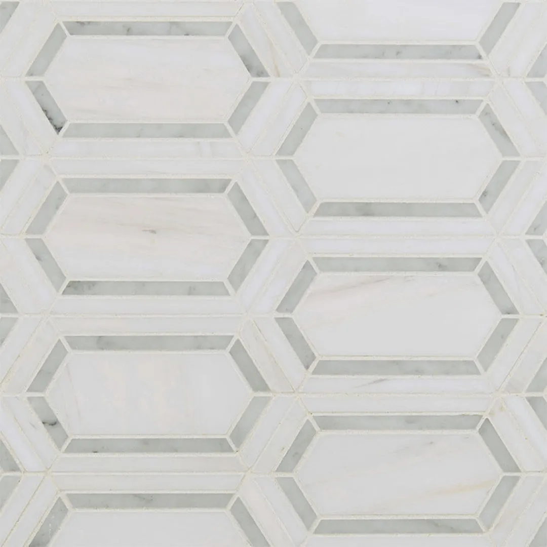 Bianco Dolomite Pavilion Picket - Stone Tile