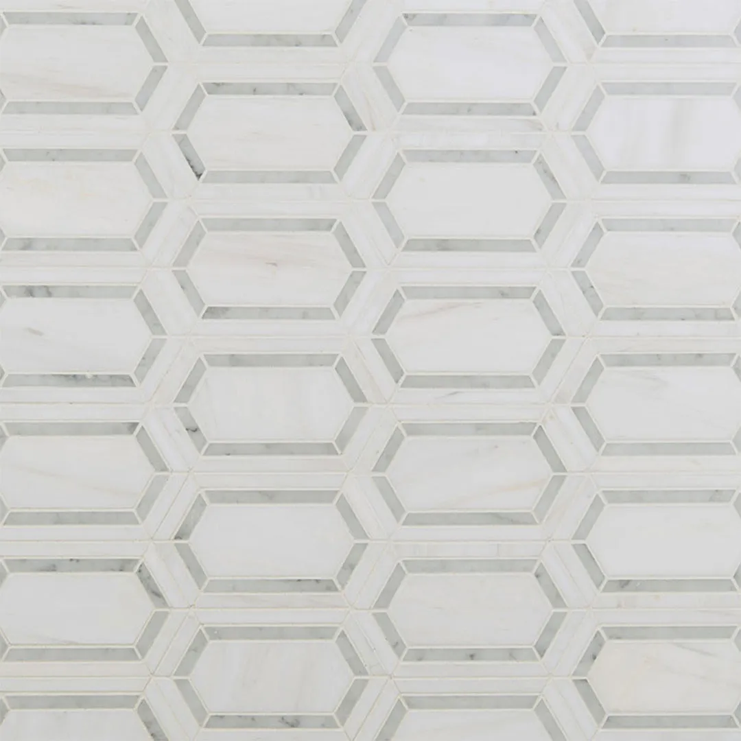 Bianco Dolomite Pavilion Picket - Stone Tile