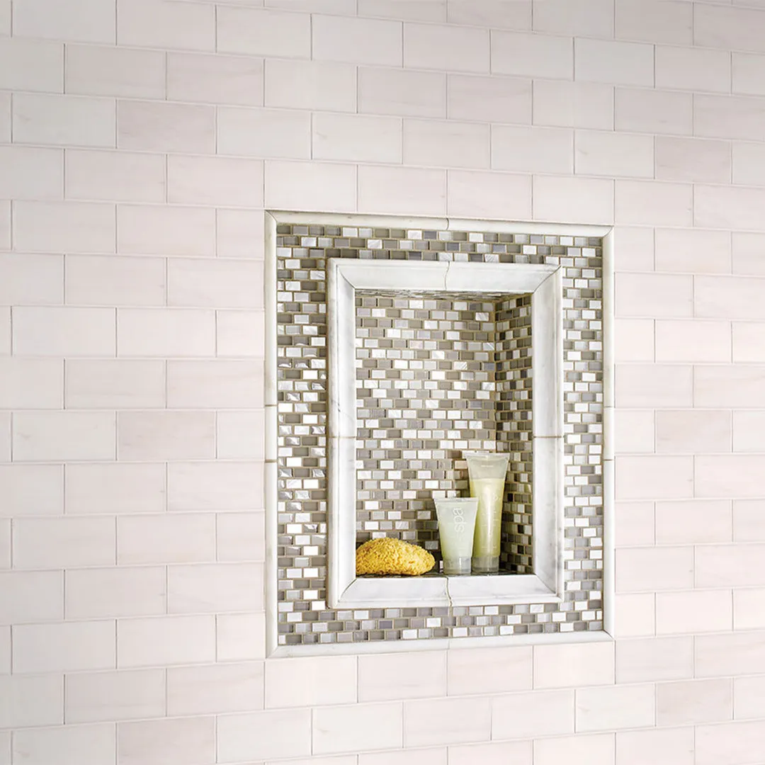 Bianco Dolomite Subway, 3" x 6" - Stone Tile