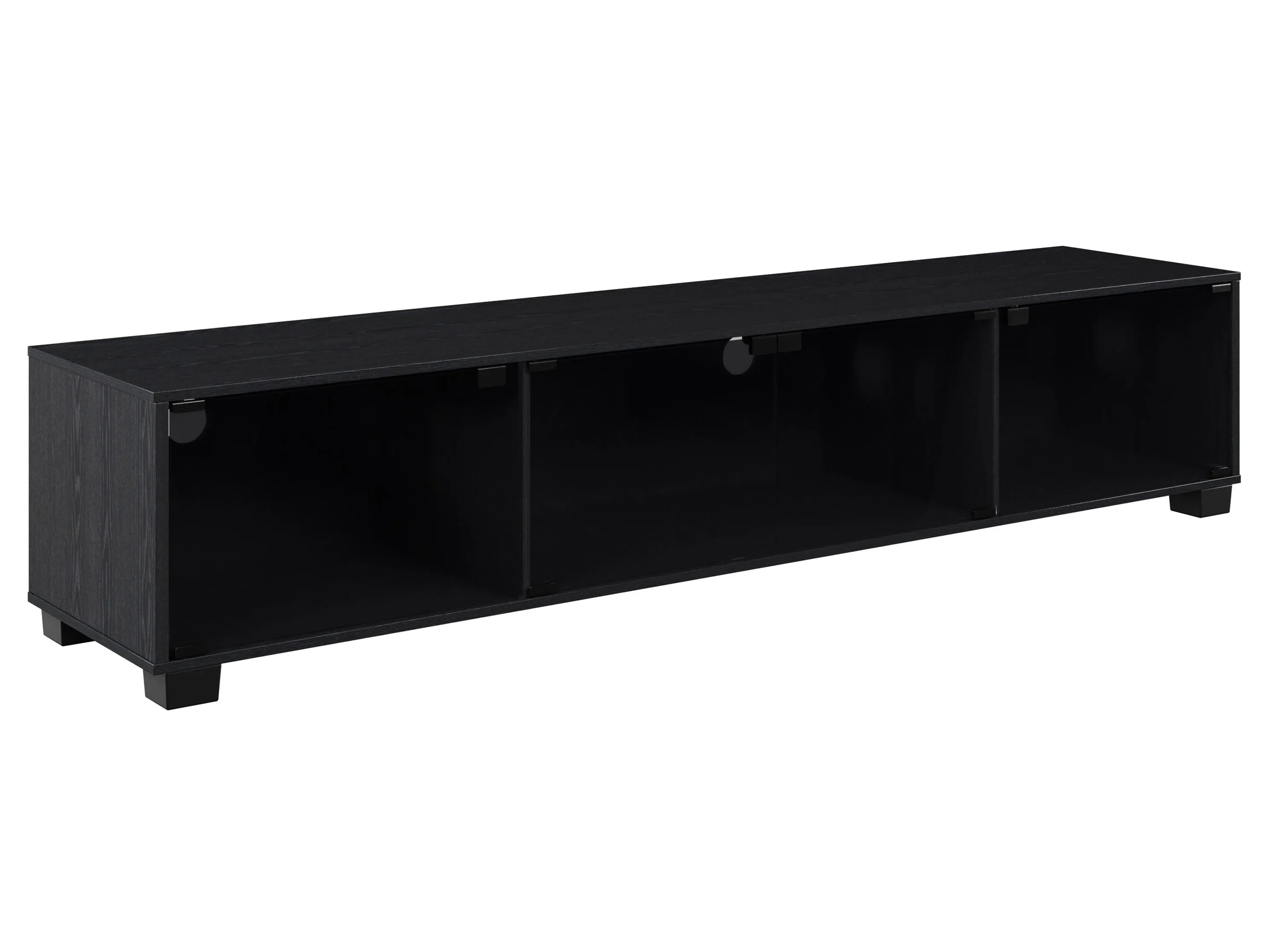 Black Glass TV Stand, TV's up to 85"