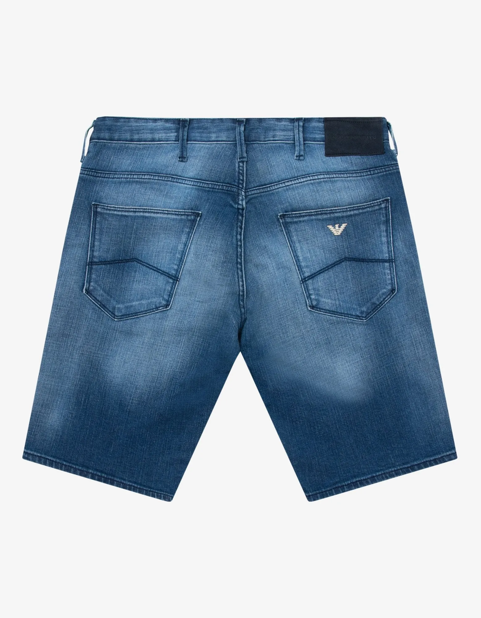 Blue Denim Bermuda Shorts