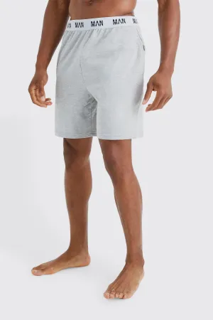 Boohoo Men's Lounge Shorts, Gray
