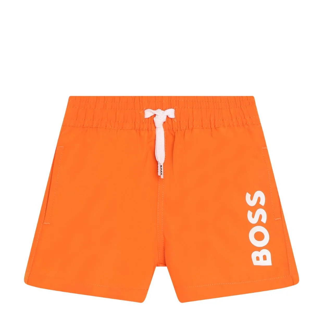 BOSS Baby Printed Logo Orange Swim Shorts