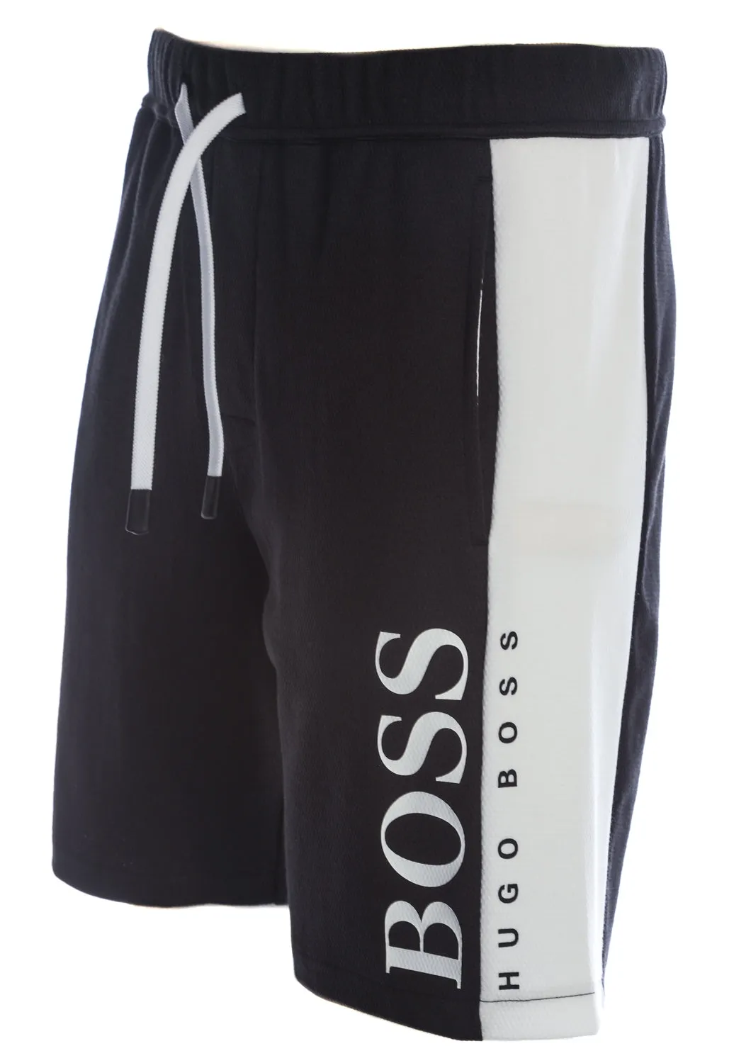 BOSS Jacquard Shorts Sweat Short in Black