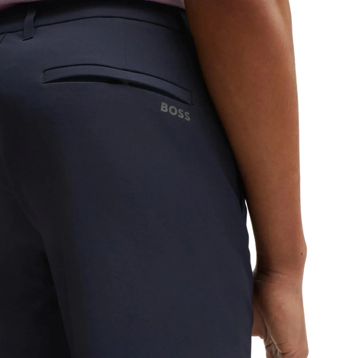 BOSS S-Commuter Slim Fit Navy Shorts