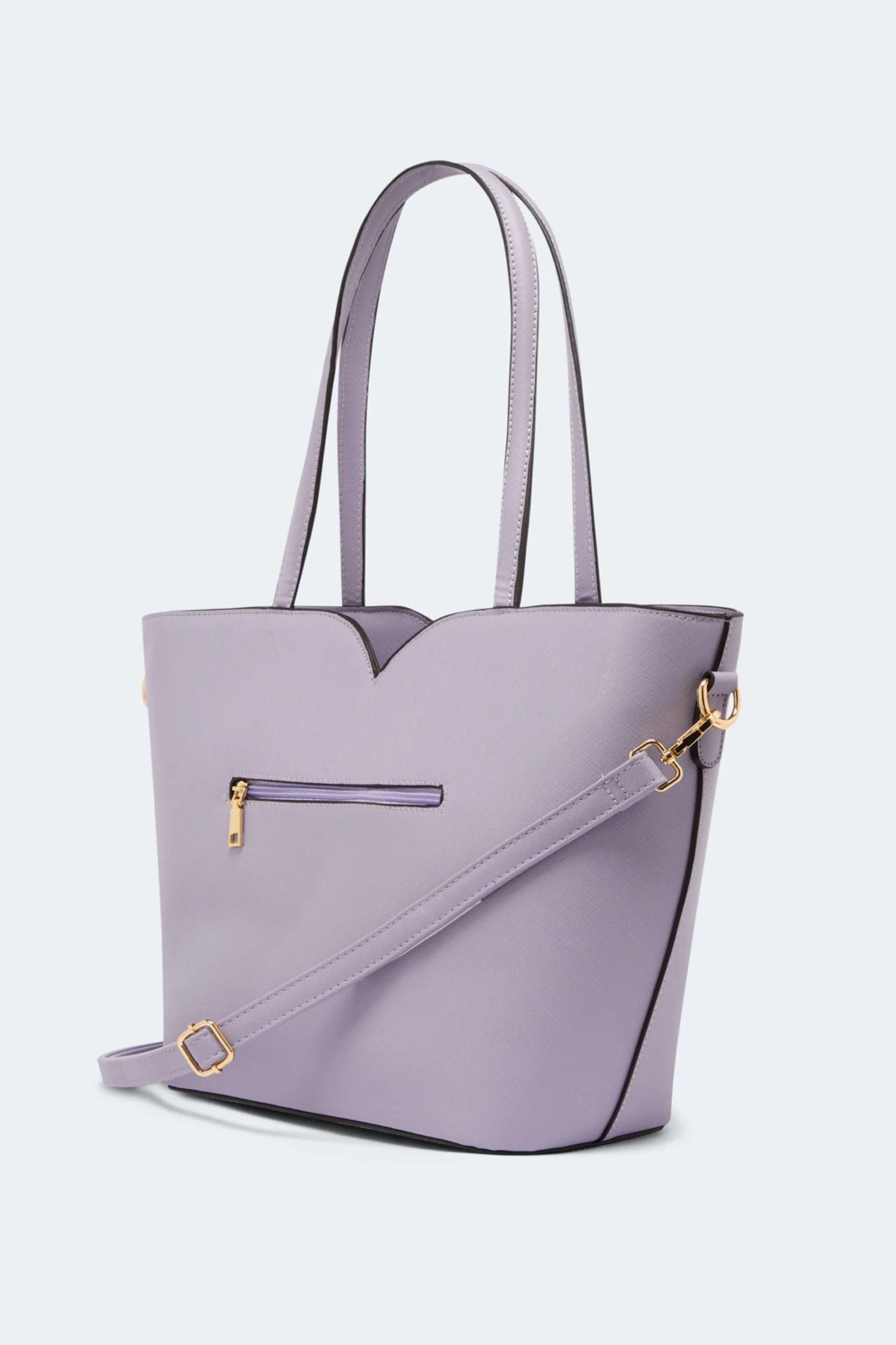 Bow Front Salloped Shopper Bag