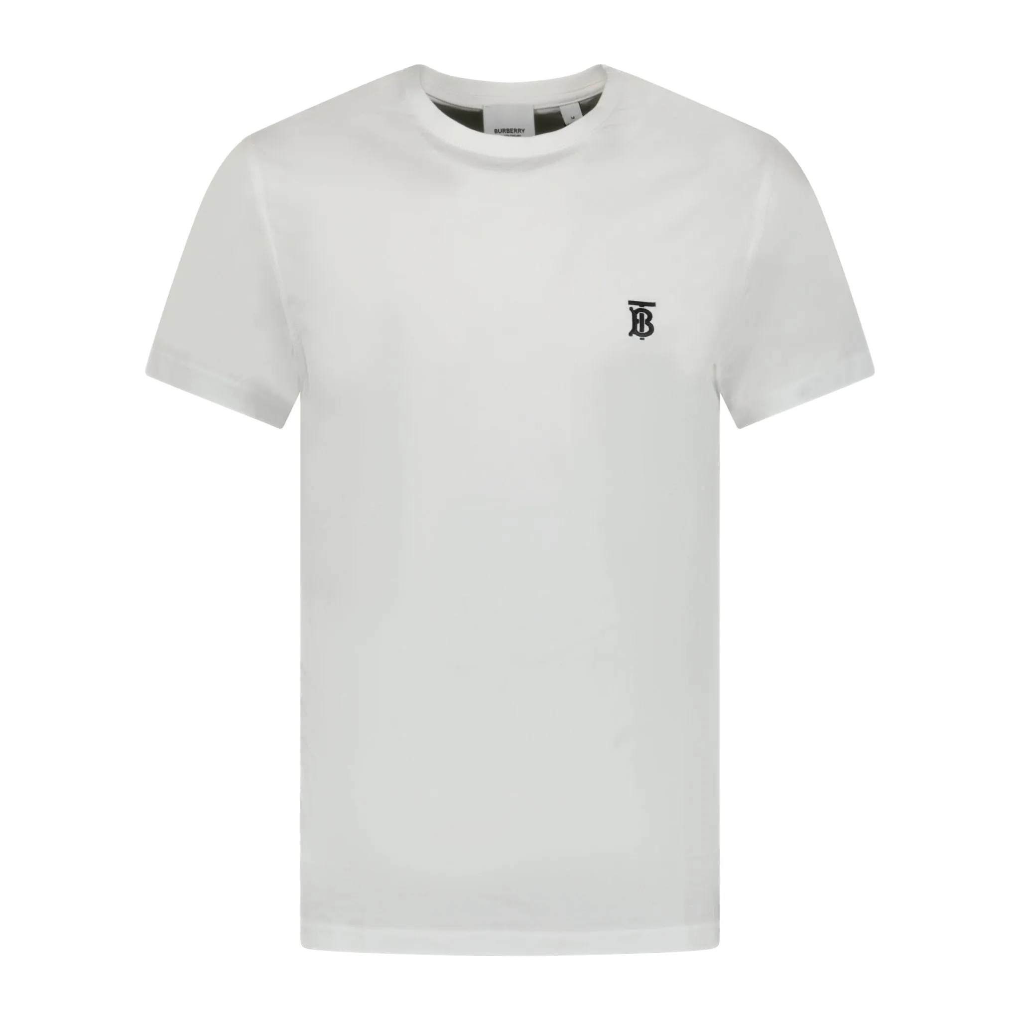 BURBERRY'Parker' Short Sleeve T-Shirt White