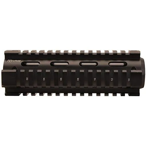 Carbine Quad Rail - 6.70" 2 Piece, Black