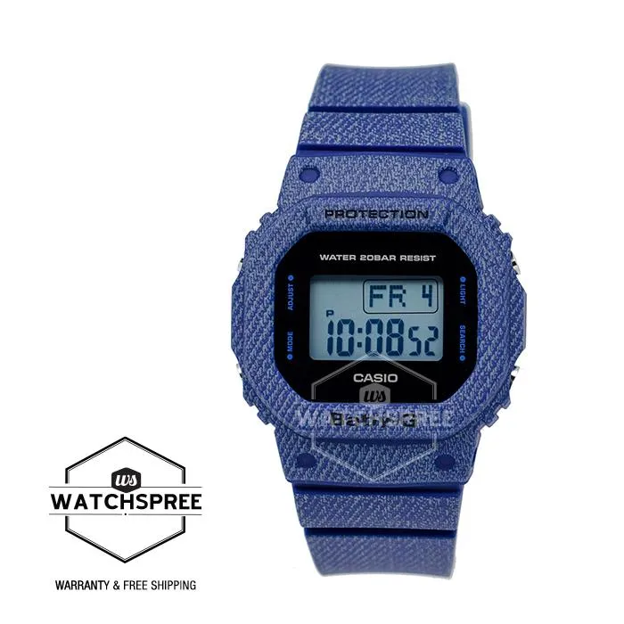 Casio Baby-G New DENIMƒ???????¶ôÇïÇ?Çî¶ôÇ????D COLOR Special Color Model Dark Blue Resin Band Watch BGD560DE-2D BGD-560DE-2D BGD-560DE-2 [Kids]