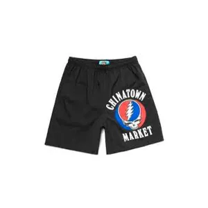 Chinatown Market x Grateful Dead Town Black Shorts