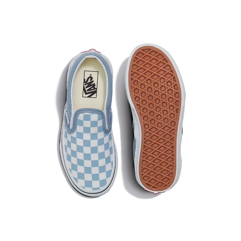 Classic Slip-On 'Checkerboard Dusty Blue'