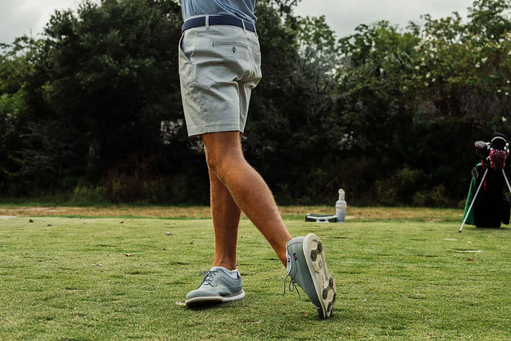 Clayton Natural Performance Golf Short - Light Grey