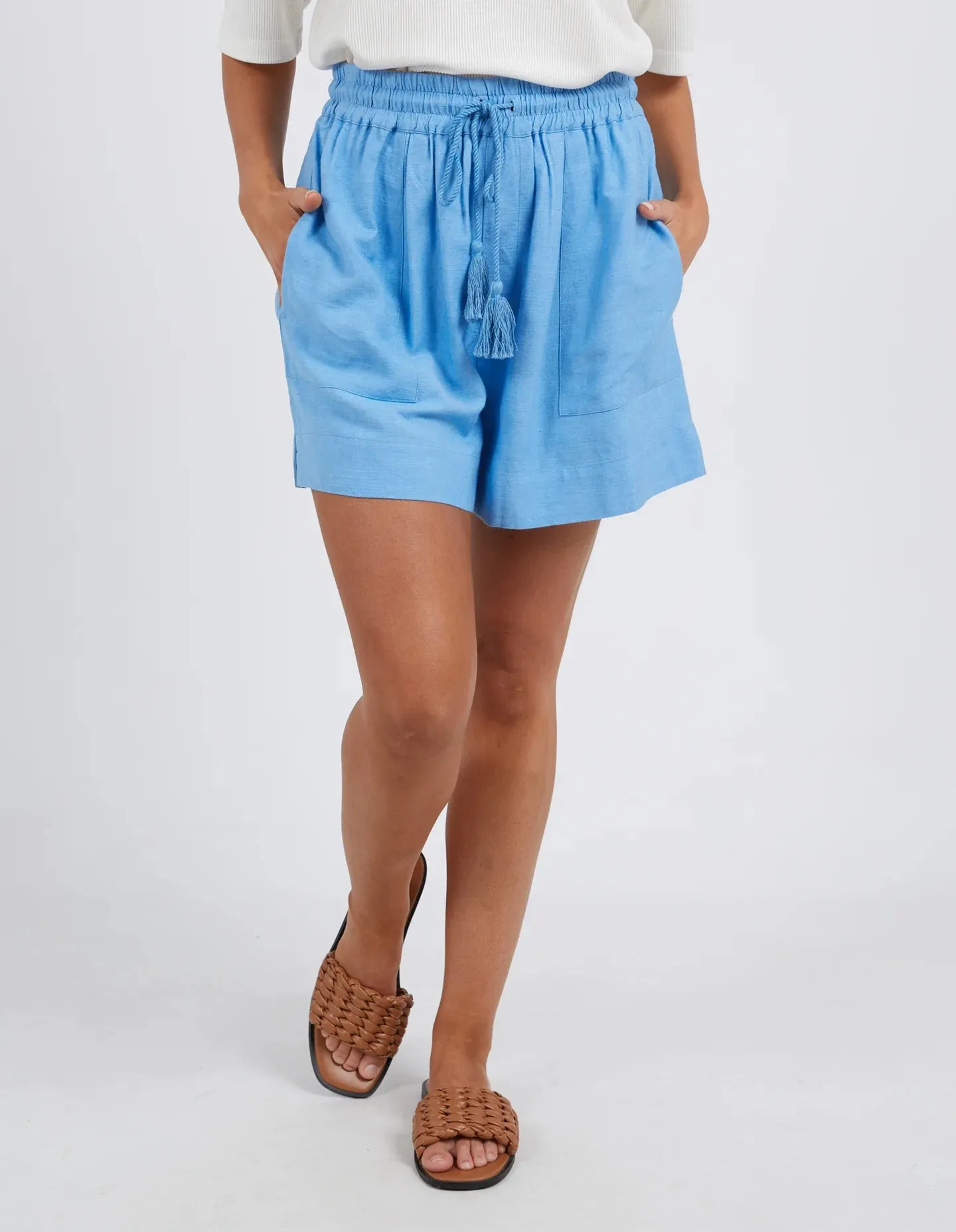 Clem Relaxed Short Azure Blue