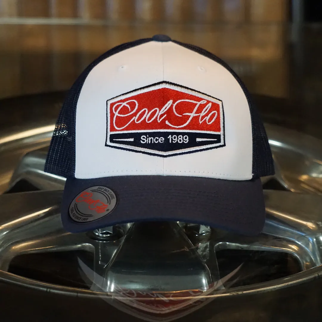 Cool Flo Badge Contrast Trucker Cap