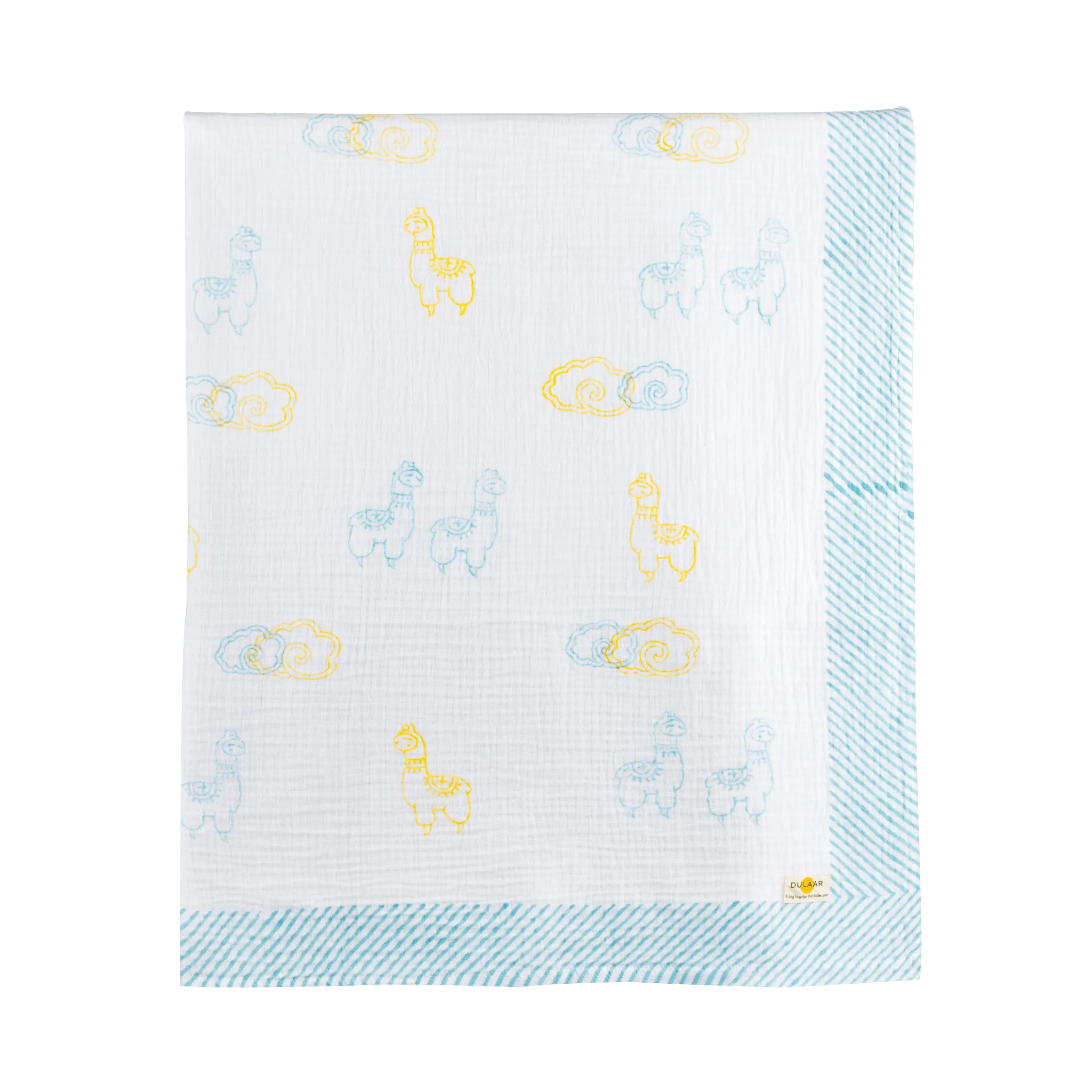 Cotton Cheer Gery Organic Muslin Swaddle (Hand-Block Printed)