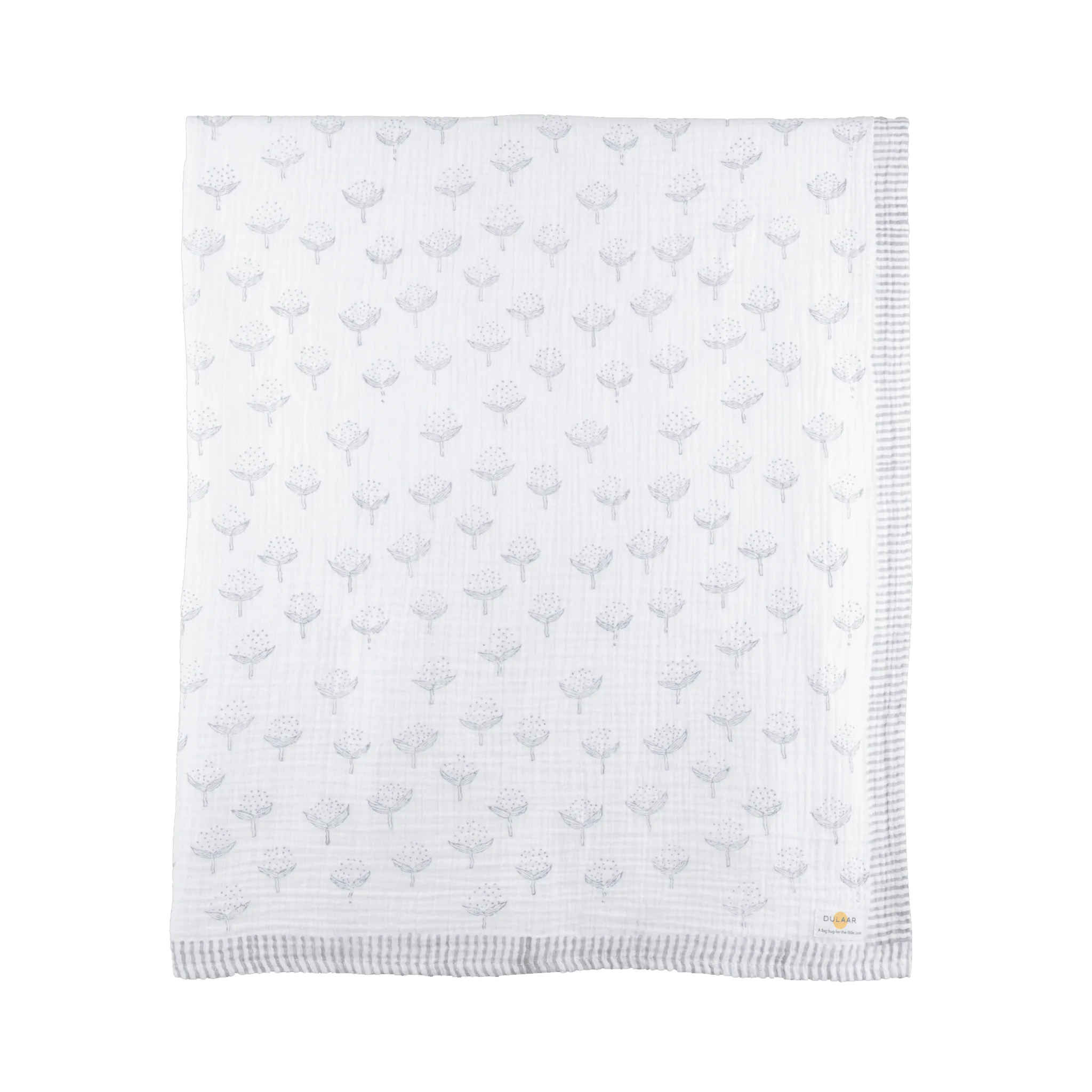 Cotton Cheer Gery Organic Muslin Swaddle (Hand-Block Printed)