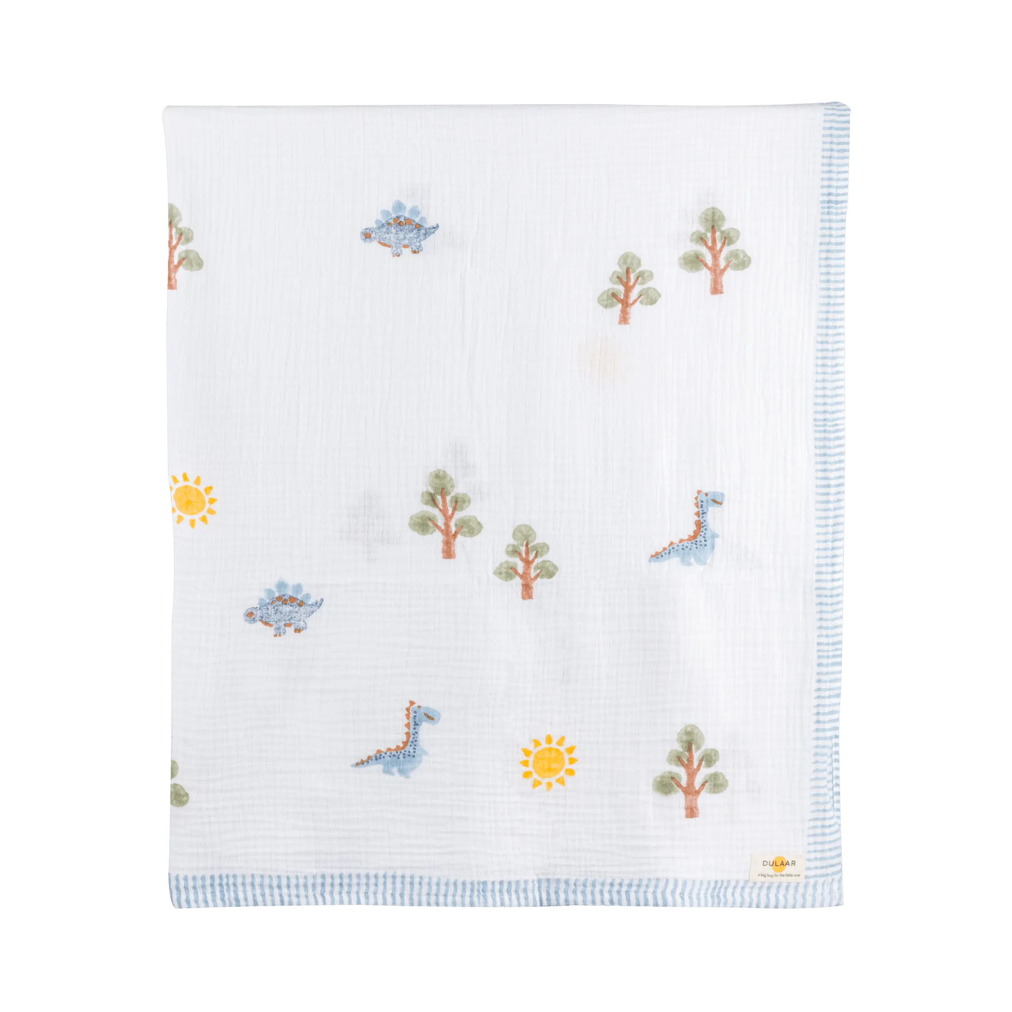 Cotton Cheer Gery Organic Muslin Swaddle (Hand-Block Printed)