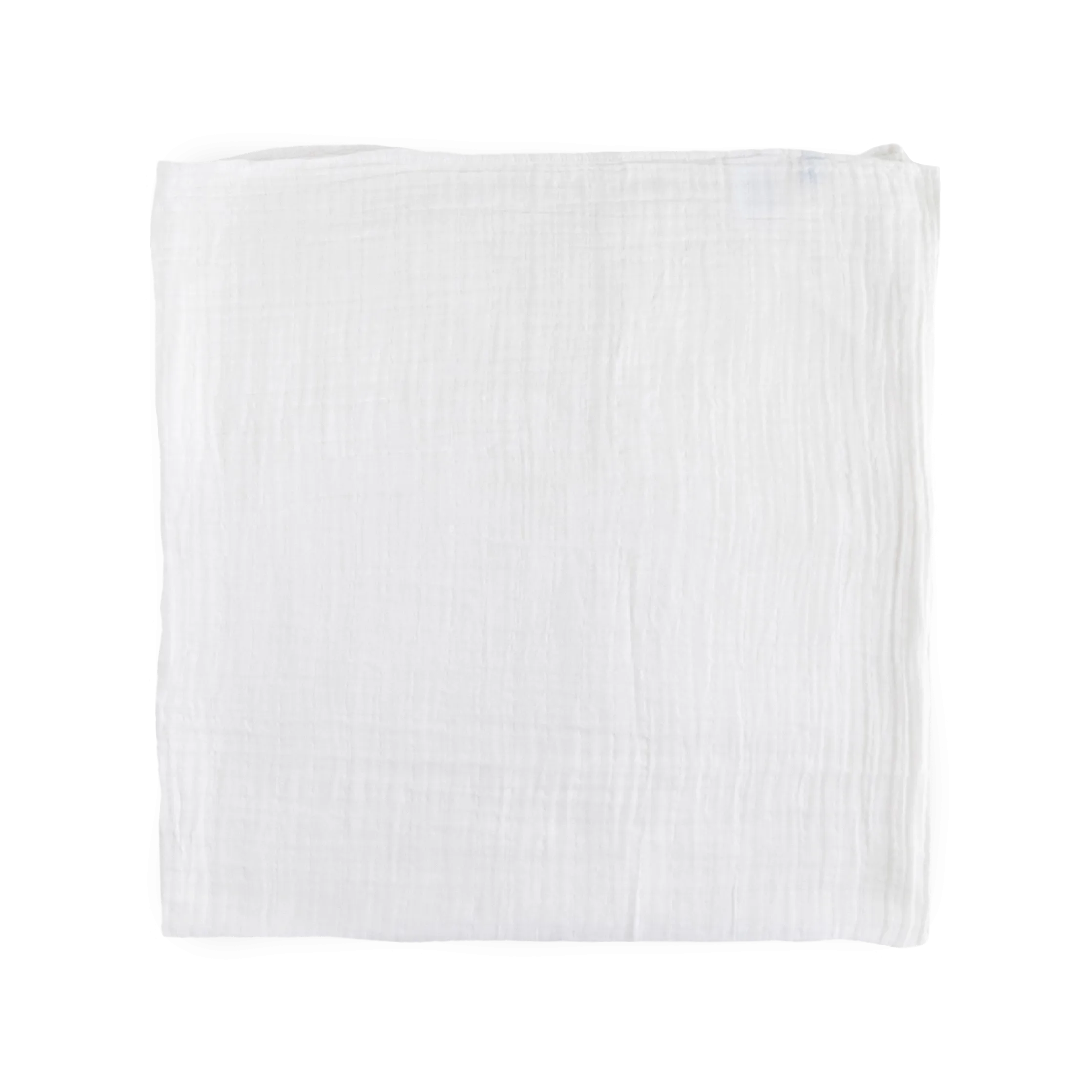 Cotton Muslin Swaddle Blanket 3 Pack - White