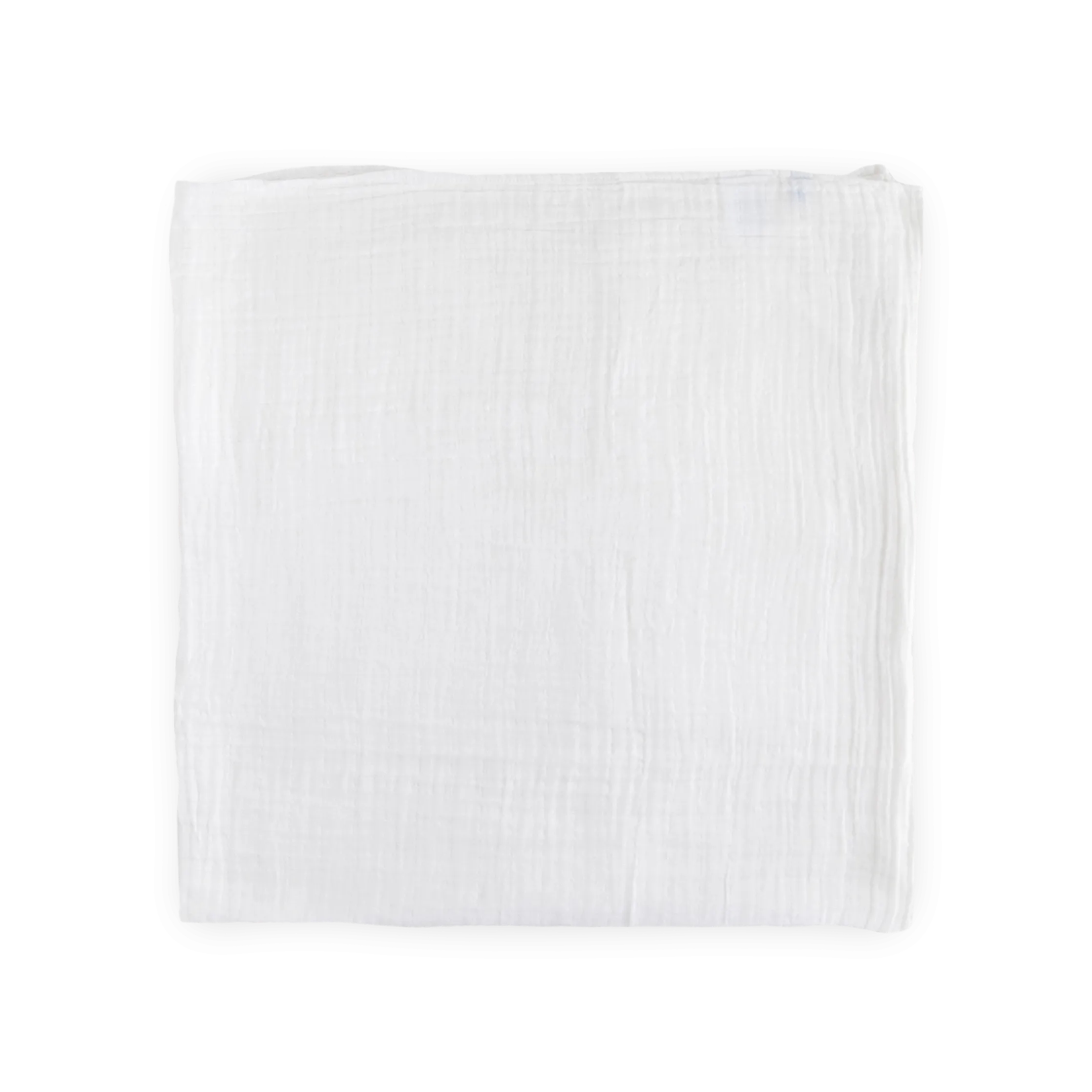 Cotton Muslin Swaddle Blanket - White