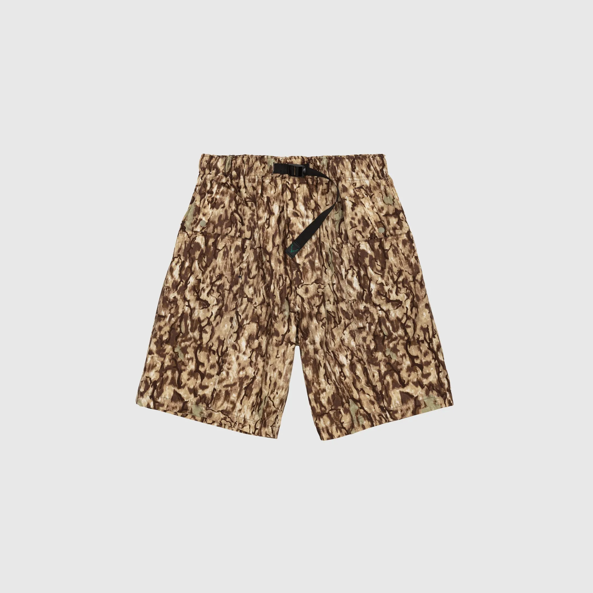 COTTON RIPSTOP PRINTED BELTED C.S SHORT