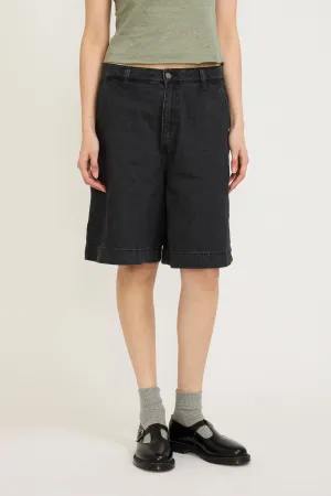 Denim Bermuda Short Washed Black