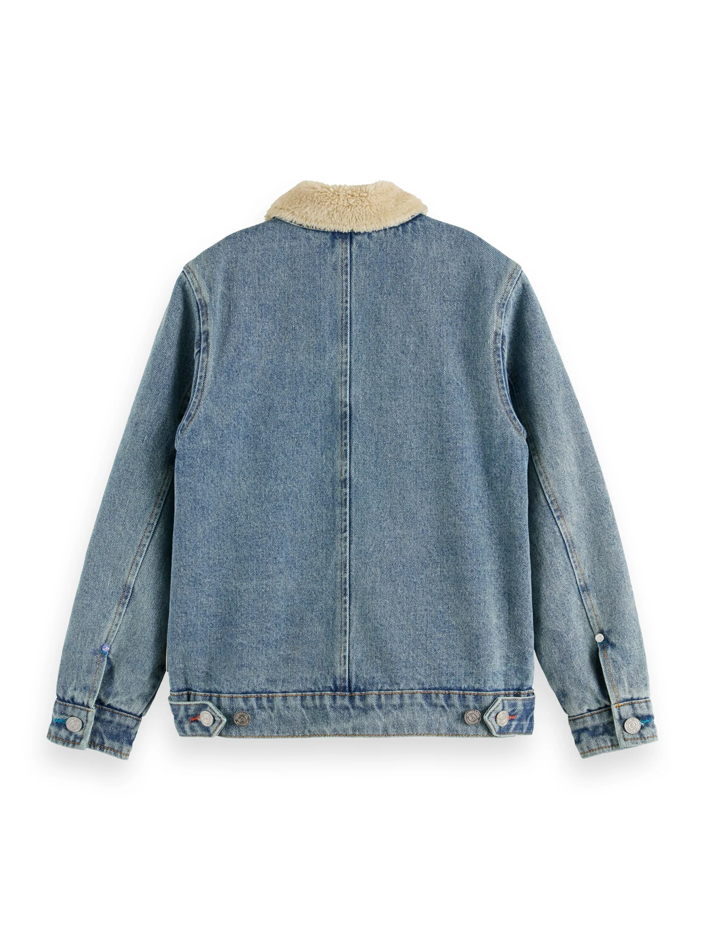 Denim Teddy Lining Jacket