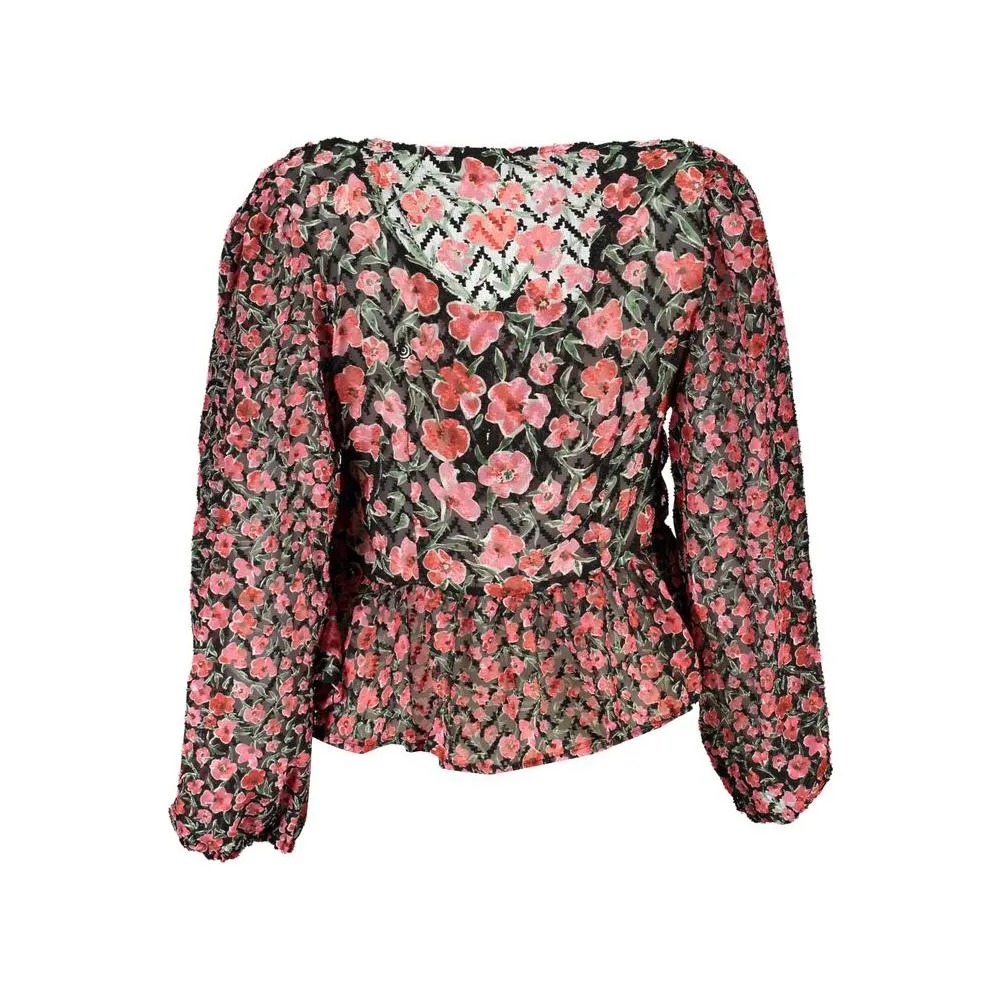 Desigual Pink Polyester Sweater