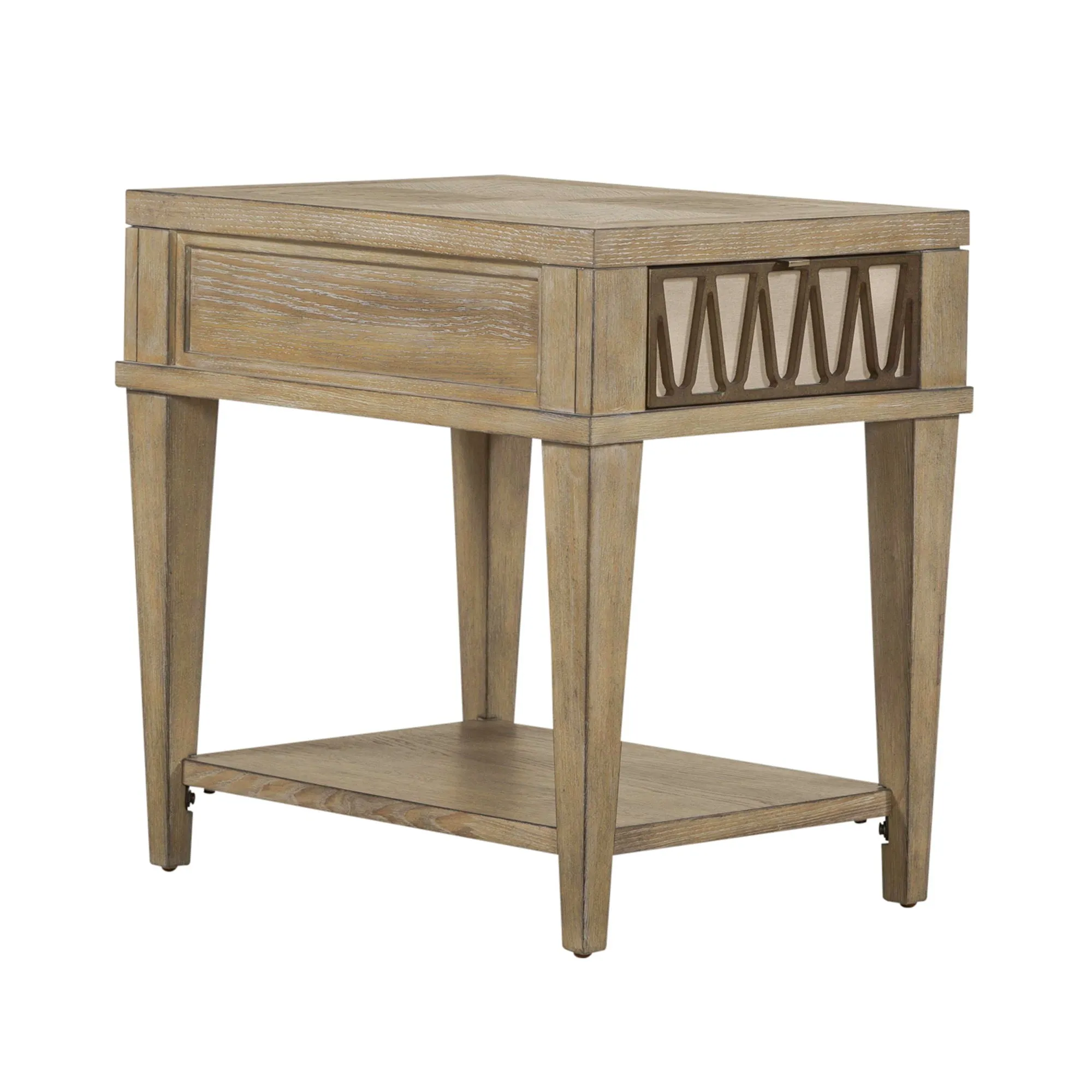 Devonshire - Chair Side Table - Weathered Sandstone