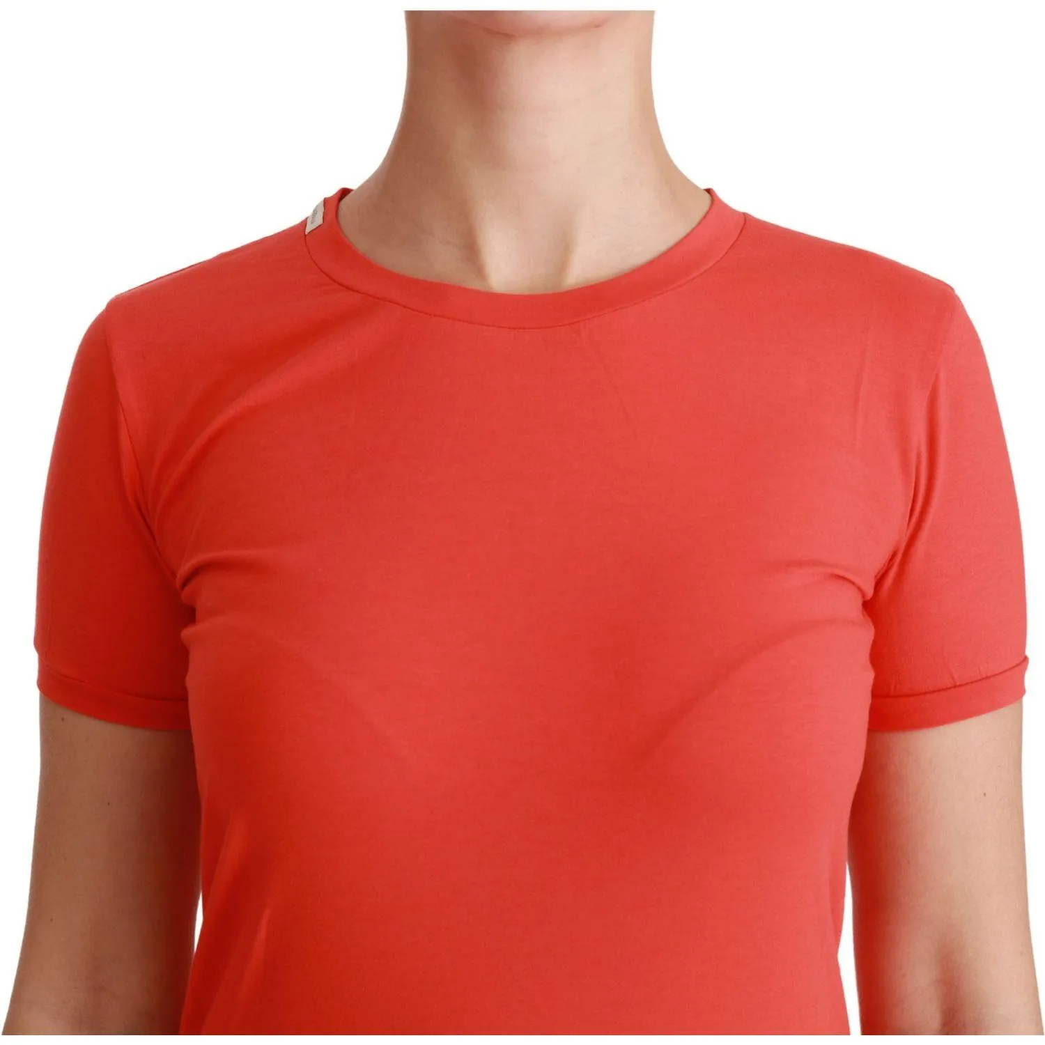 Dolce & Gabbana Elegant Red Crewneck Short Sleeve Tee