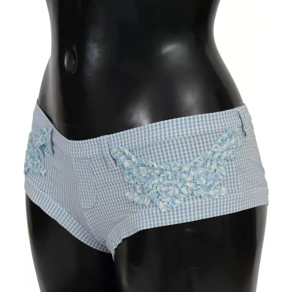 Ermanno Scervino Blue Beachwear Bottoms Swimsuit Shorts