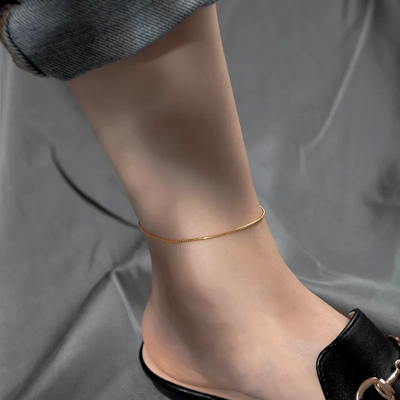 Exquisite fashion snake bone design versatile anklet