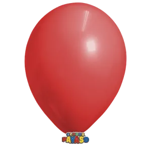 Globos Payaso 24in Balloon Pastel Red 3ct