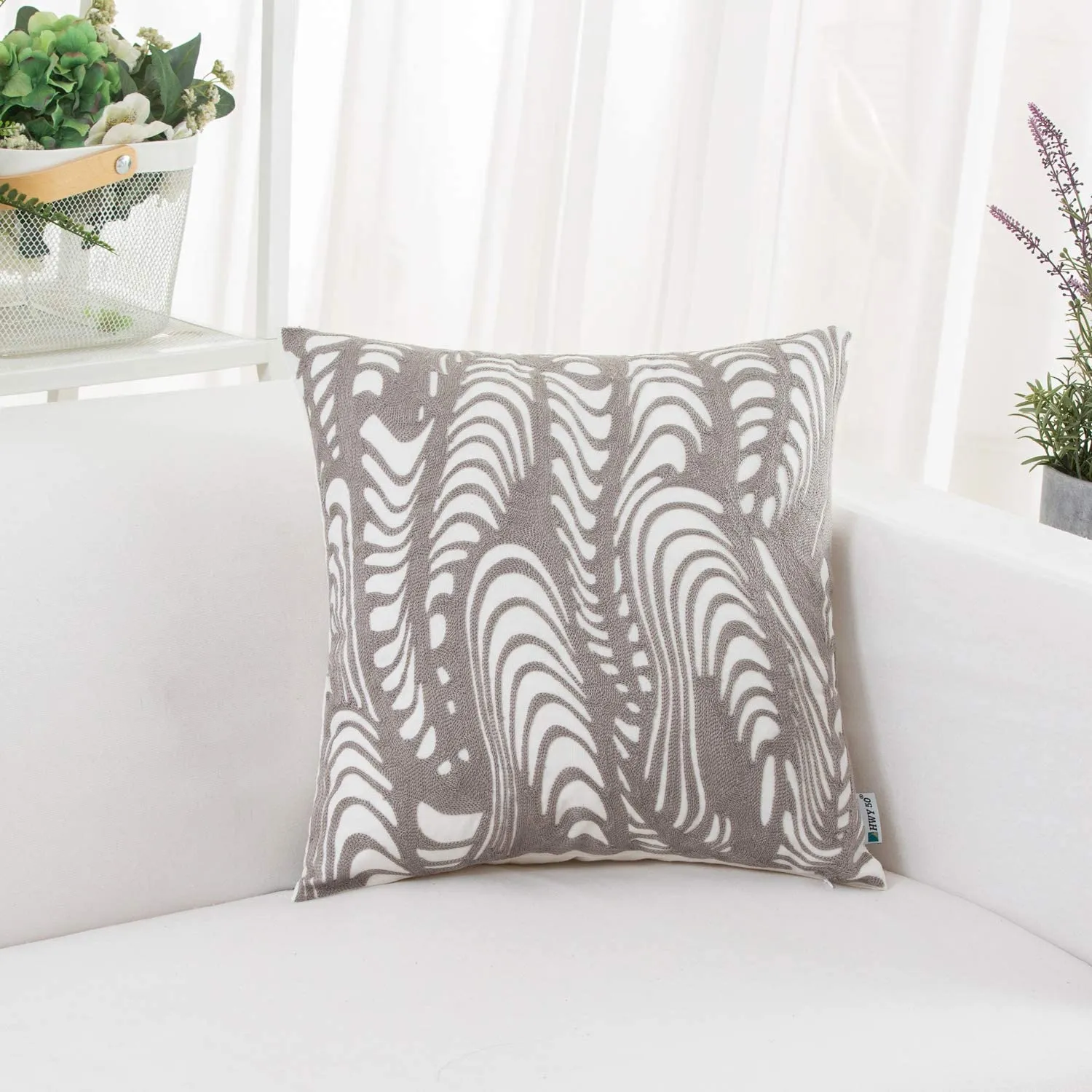 Gray Texture Pillow