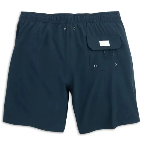 Heybo Tidal Hybrid Short: Heather Navy