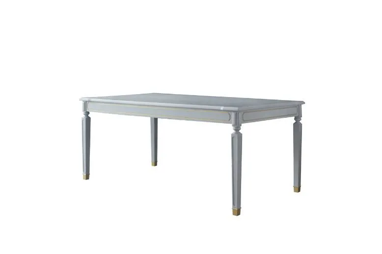 House - Marchese Dining Table - Pearl Gray Finish