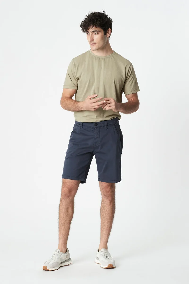 Jacob Crop Shorts - Dark Navy Twill