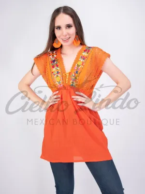 Jazmin Blouse Orange