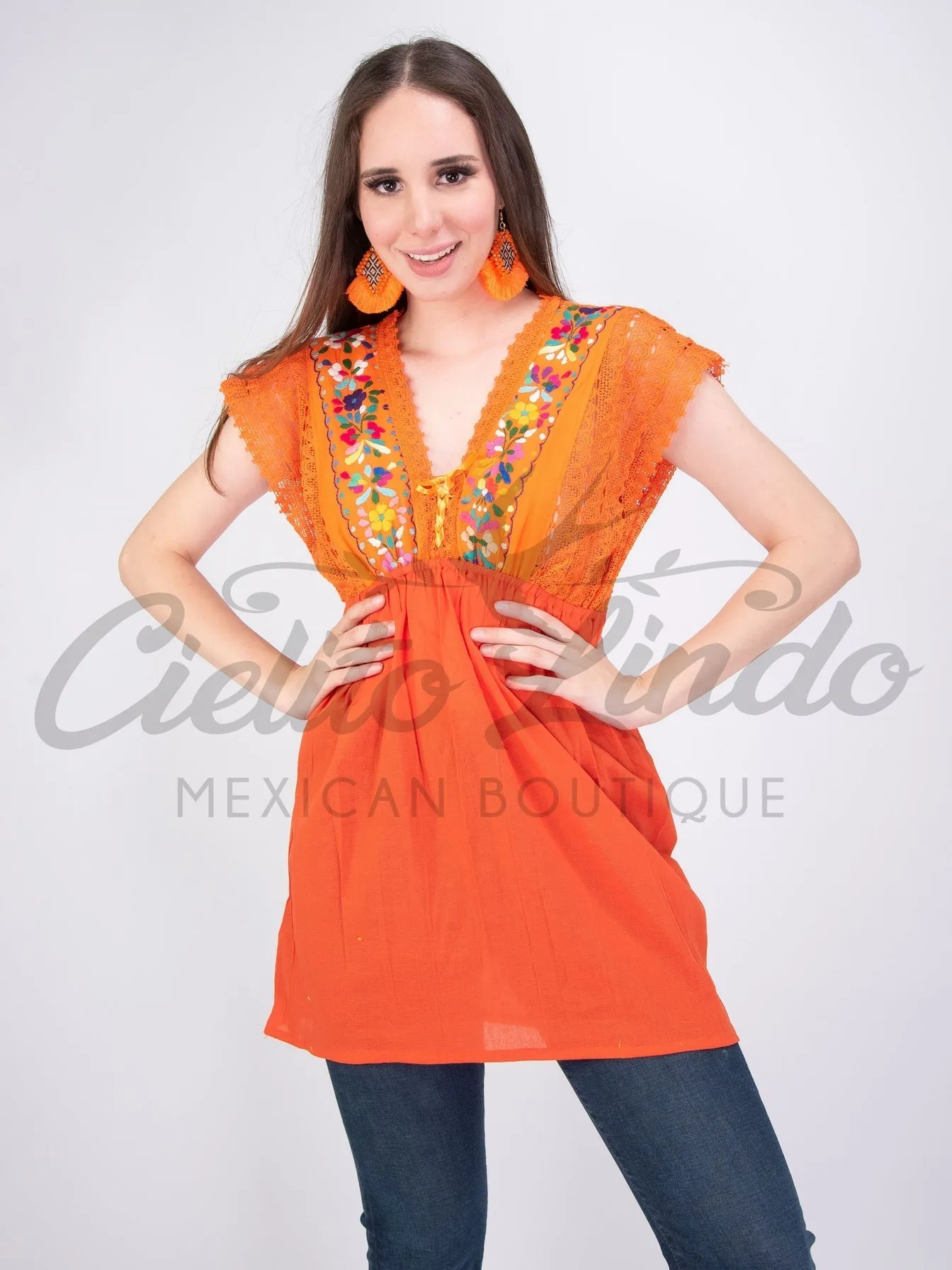 Jazmin Blouse Orange