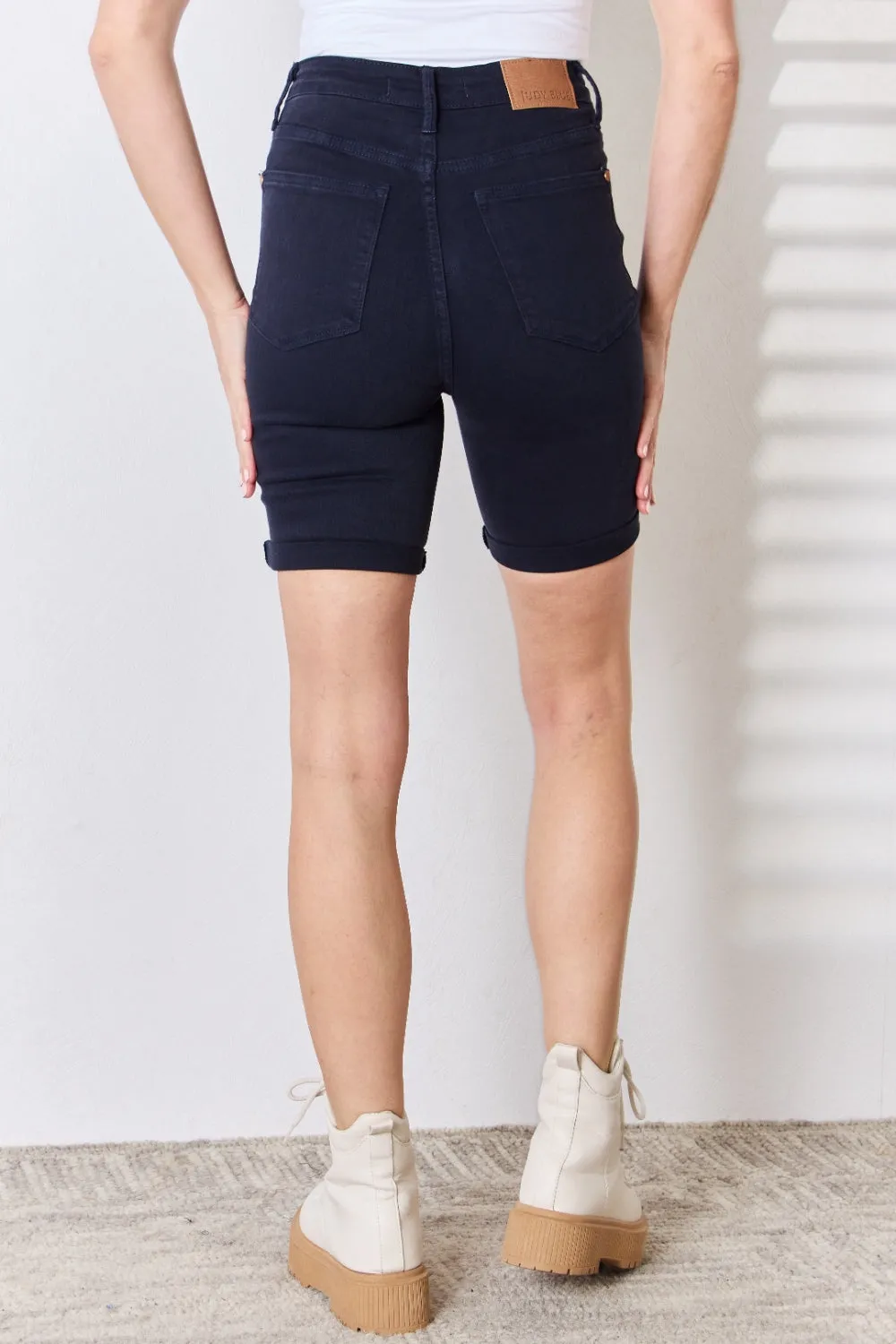 Judy Blue High Waist Tummy Control Bermuda Shorts [Online Exclusive]